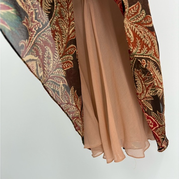 Ralph Lauren Collection Vintage 90s Runway Mini Dress Silk Slip Chinese Qipao 4 - Picture 9 of 16